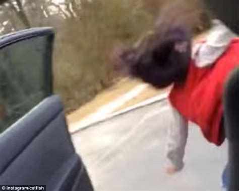 Shocking Moment Georgia Teenager Falls Out Of A Moving Car While