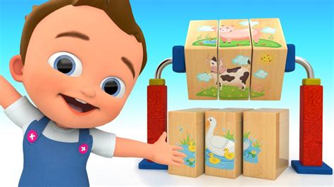 Roll over image to zoom in. Baby Learn Farm Animal Names with Wooden Toy Puzzle ...