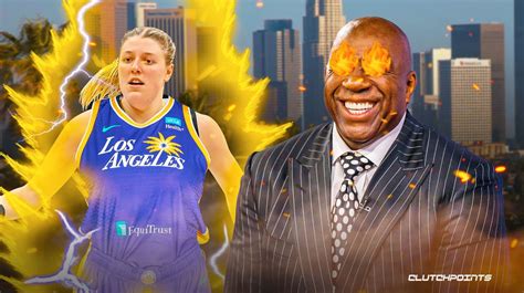 Wnba Draft Magic Johnson Gives Epic Welcome For Sparks Monika Czinano