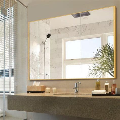 Ivy Bronx Eline Rectangular Thin Modern And Contemporary Bathroom