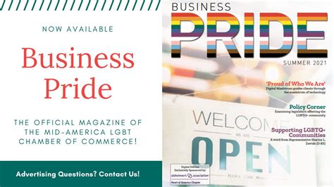 chamber launches business pride magazine mid america lgbt chamber of commerce