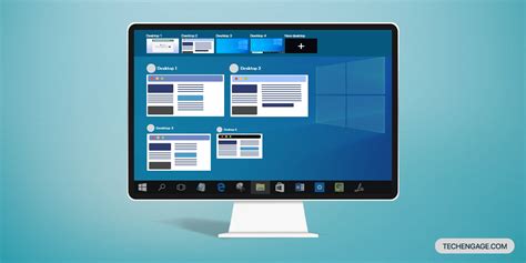 How To Use Multiple Desktops In Windows 10 Techengage