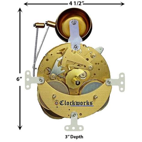 New 130 080 Clock Movement By Hermle Clockworks Clockworks