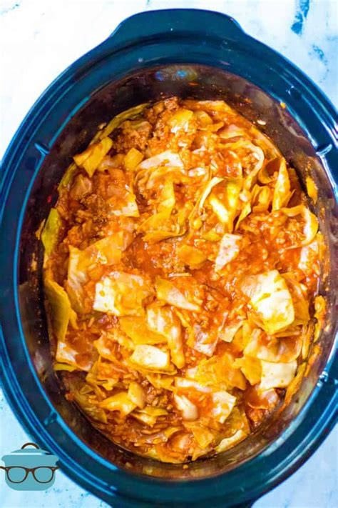Crock Pot Unstuffed Cabbage Rolls Recipe Crockpot Recipes Slow