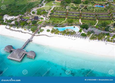 The Beautiful Tropical Island Of Zanzibar Aerial View Sea In Zanzibar