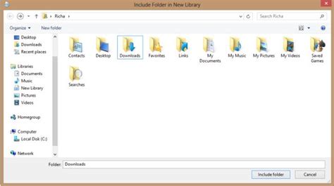 How To Add Libraries To Windows Explorer In Windows 8