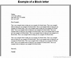 What is block letter?