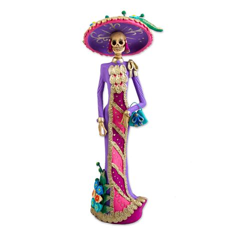 Unicef Market Artisan Crafted Catrina Day Of The Dead Figurine La