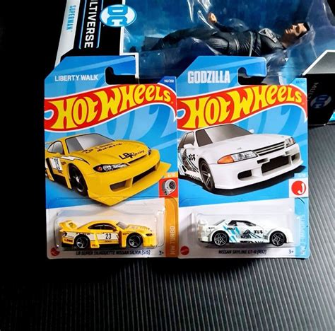 Hot Wheels Godzilla Nissan Skyline Gt R R Liberty Walk Lb Super Silhouette Nissan Silvia