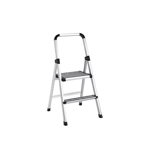 Wfx Utility™ 2 Step Aluminum Step Ladder Sturdy Thin Folding Stool