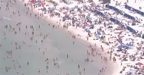 Shocking Footage Shows Huge Crowds At Florida Beach Ignoring