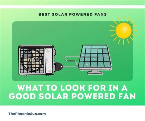 Top 10 Best Solar Powered Fans
