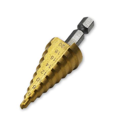 Mm High Speed Steel Step Drill Bit Steps Cone Drill Hole Grooves