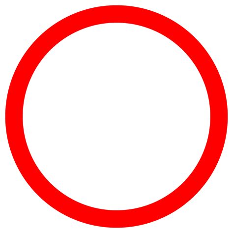 Red Oval Circle Logo