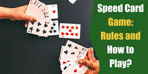 Speed Card Game Rules And How To Play Bar Games 101