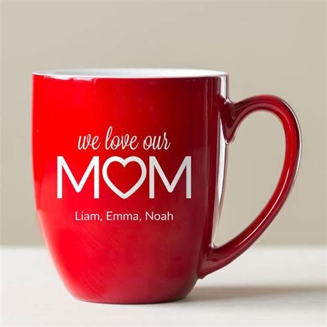 Etsy Personalized Mom Coffee Mug Large Engraved Mom Mug Personalized