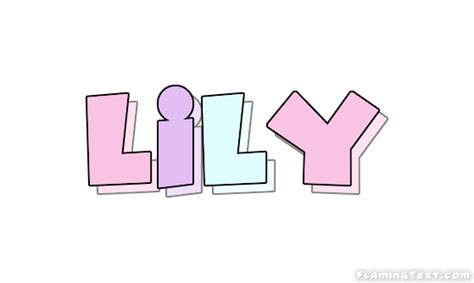 Lily Logo Free Name Design Tool From Flaming Text