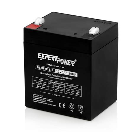 Galleon Exp1250 12v 5ah Home Alarm Battery With F1 Terminals