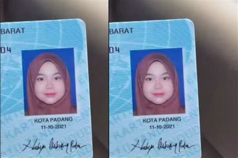 Viral Wanita Di TikTok Miliki Foto KTP Cantik Warga Indonesia
