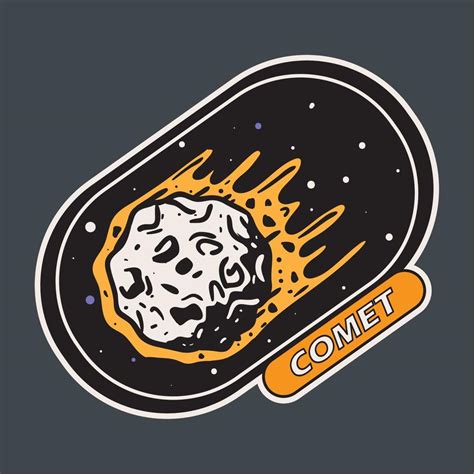 Space Comet Retro 11143520 Vector Art At Vecteezy