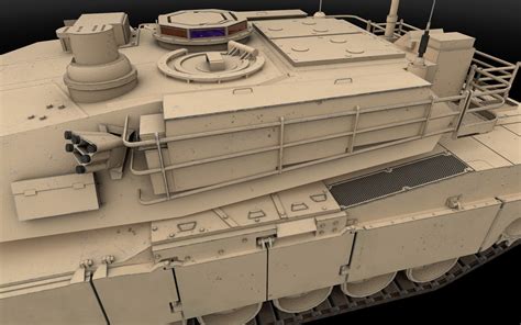 3d Model M1a2 Abrams Main Battle Tank Vr Ar Low Poly Cgtrader