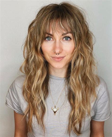 50 Trendy Haircuts And Hairstyles With Bangs In 2020 Hair Adviser Long Shag Hairstyles Long