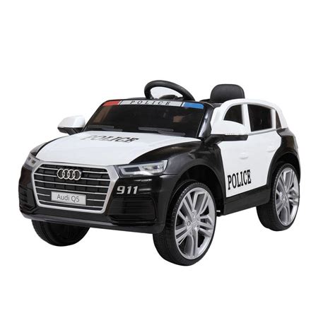 Tobbi 12 Volt Kids Ride On Police Car With Remote Control Electric