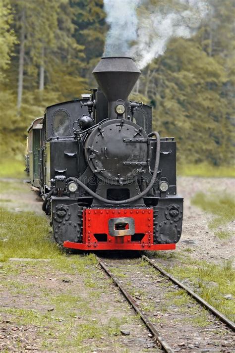 Front Of Old Steam Locomotive Stock Image Image Of Railway Mocanita
