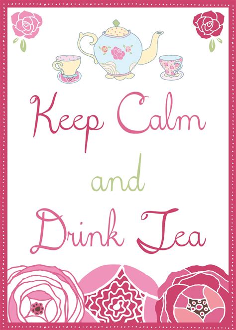 Graphic Of The Day Keep Calm Drink Tea The Cottage Market