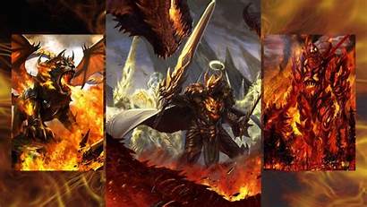 Fire Hellfire Wallpapers Creatures Hell Backgrounds Monster
