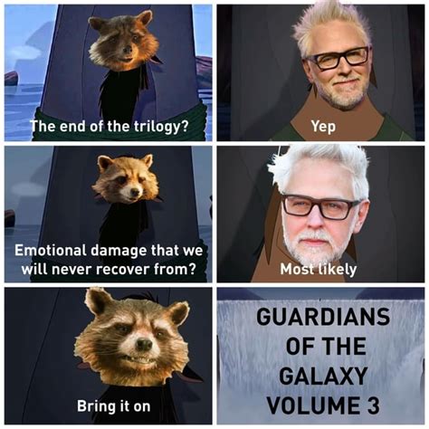 Guardians Of The Galaxy Volume 3 In A Nutshell Meme By KMAT97