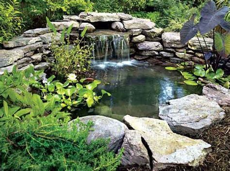 Know the length, width, expected depth of any streambed and the height above the pond's surface for. Backyard Pond And Waterfall Ideas | Pool Design Ideas