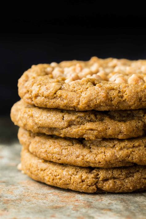 Crispy Chewy Toffee Pumpkin Cookies The Café Sucre Farine