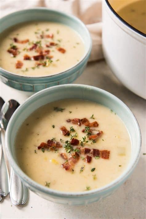 Creamy Potato And Leek Soup Recipe House Of Nash Eats