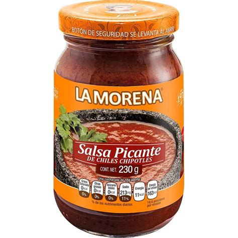 Salsa Picante La Morena De Chiles Chipotles 230 G Walmart