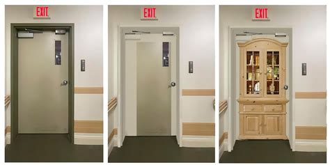 Exit Diversion Door Disguises For Single Doors In Alzheimer Care