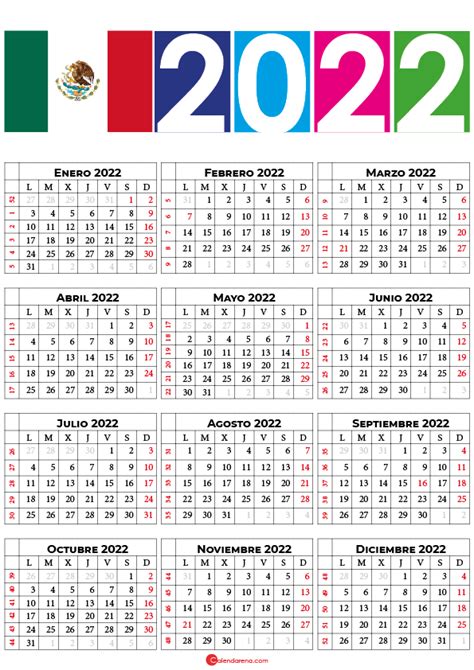 Calendario 2022 Mexico Con Dias Festivos Para Imprimir Zona De Porn Sex Picture