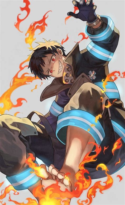 Fire Force Badass Anime Anime Demon Air Force Wallpaper Fire Brigade