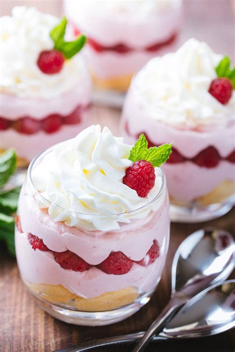 Raspberry Mousse Cups An Easy And Impressive Dessert And Always A Hit At Parties The Sweet