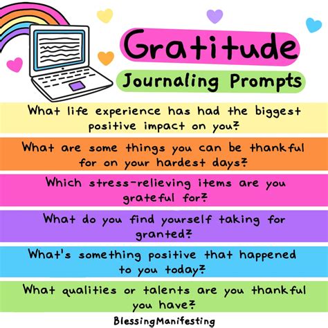Gratitude Journal Prompts For Kids