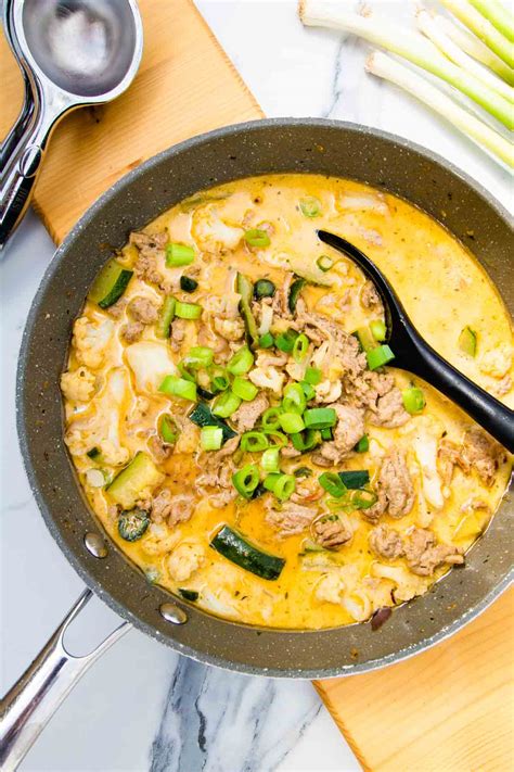 Thai Pork Mince Curry Recipe Tastefully Vikkie