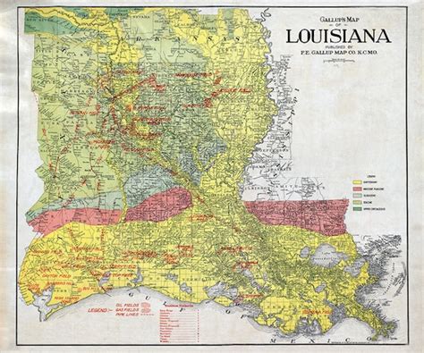 Louisiana Gas Pipeline Map