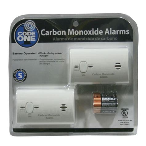 Kidde Battery Operated Carbon Monoxide Alarm 2 Pack Kn Cob Lp2 The