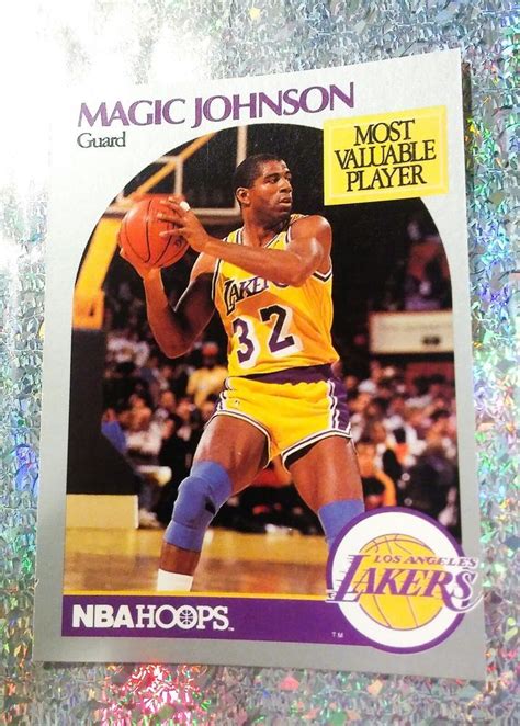 ( 5.0 ) out of 5 stars 1 ratings , based on 1 reviews current price $10.99 $ 10. Magic Johnson MVP Most Valuable Player 1990 NBA HOOPS Los ...