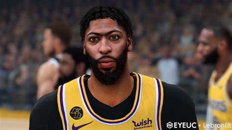 Nba 2k21 Anthony Davis Realistic Cyberface And Body Model Current Look