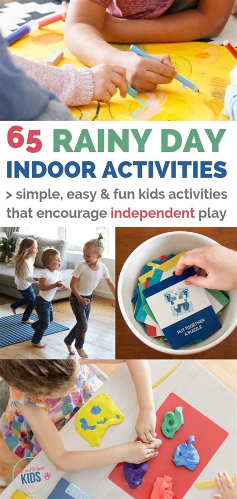 65 Fun Indoor Activities For Kids To Do On A Rainy Day Artofit