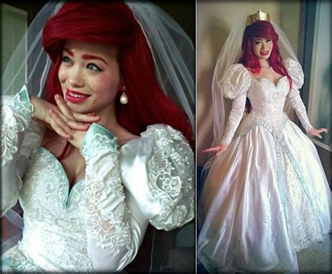 My Ariel Wedding Dress Ariel Pink Dress Ariel Wedding Dress Disney Wedding Dresses Disney