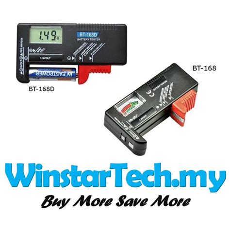 Bt 168 Bt 168d Battery Test Tester Universal Battery Checker 5 7 Size