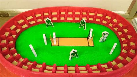 School Project Cricket Stadium Ground Model
