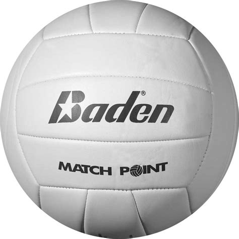 Baden Match Point Synthetic Leather Volleyball White